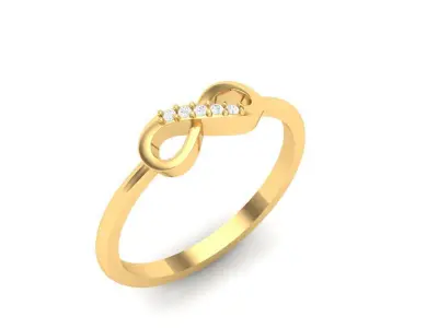 3D Fashion Ring Ready Printable Model 3D print model 3D print model
