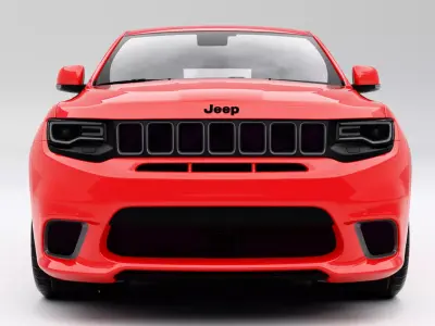 Jeep Grand Cherokee Trackhawk 2018 Low-poly 3D model