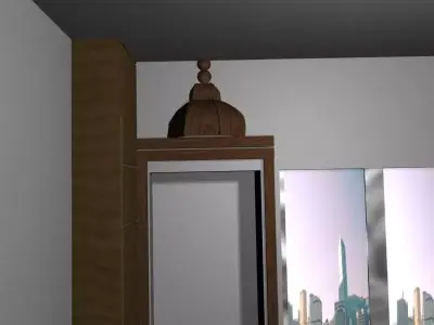 Temple Prayer Room Free low-poly 3D model