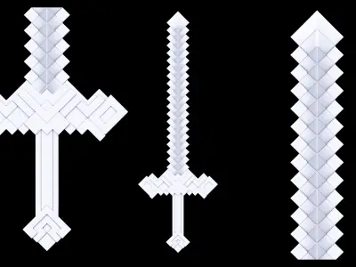 Sword from Minecraft Universe 3D print model