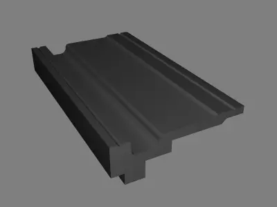 Cornice Moulding Low-poly 3D model