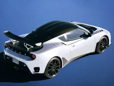 Lotus Evora GT430 2018 Low-poly 3D model