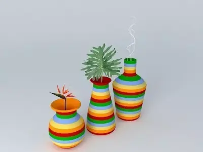 VASES 03 Free 3D model