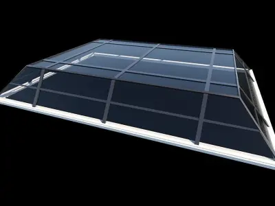 Mansion with interior 3D model