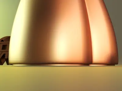 Modern Vase with outer 02 3D print model