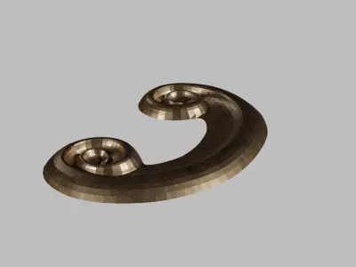 Cartouches 3 models set  3D model