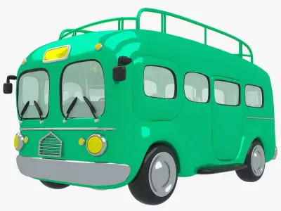 Car Cartoon 3D model
