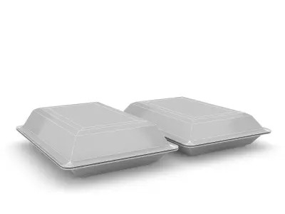 sale of packaged tomatoes 3D model Low-poly 3D model