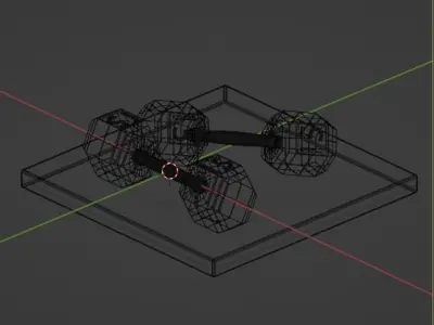 Dumbbells 3D model