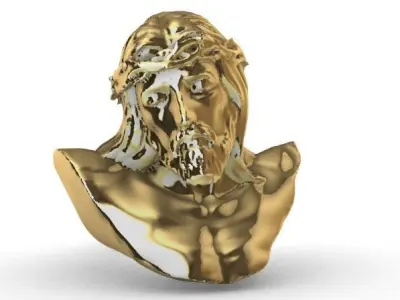Jesus bust 3D print model 3D print model