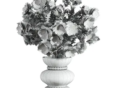 bouquet 3D model 12