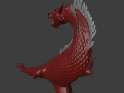 Dragon Replica from monster hunter 3D model
