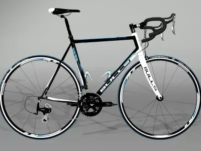 Road Bike 3D model 3D model