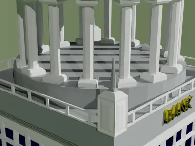 building   Bank 3D model