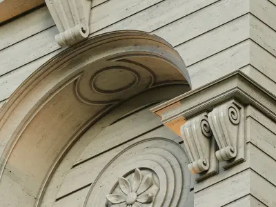 Luxury Entrance Portal - Facade and Door 3D model