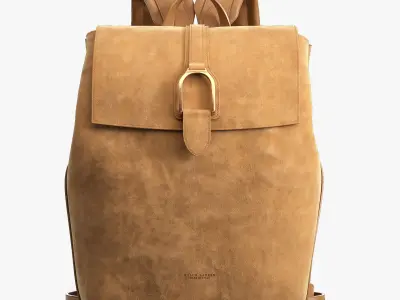 Ralph Lauren Welington Suede Backpack Fawn 3D model