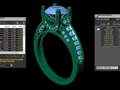 ring code 156 3D print model