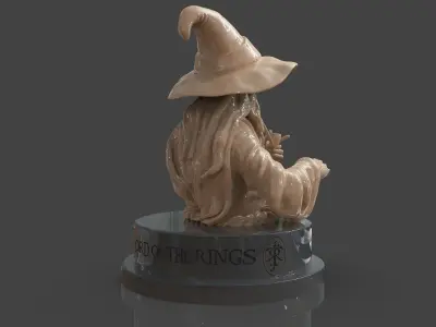 Gandalf The Grey Bust 3D print model