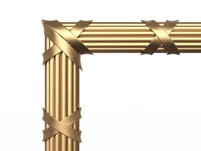 Frame Carved Decoration CNC Low-poly 3D model