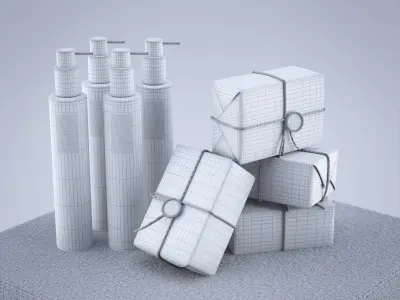 Decorative Luxury Soap and Bodywash Hudson Made Ecoya 3D model