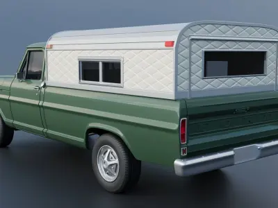 F-100 Camper 1970 3D print model