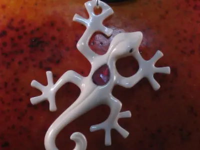 Little Lizard pendant 3D model