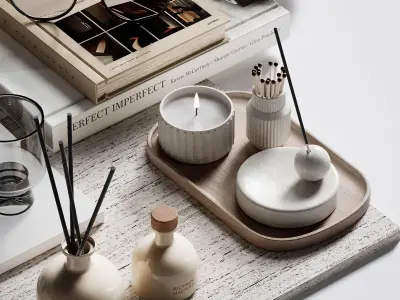Decorative Set 25 3D model purchase
