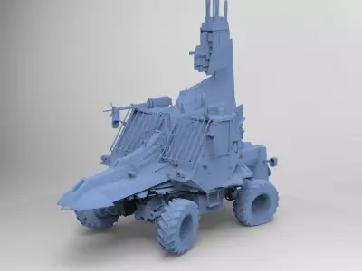 Space Truck 1 planet climber 5 3D model