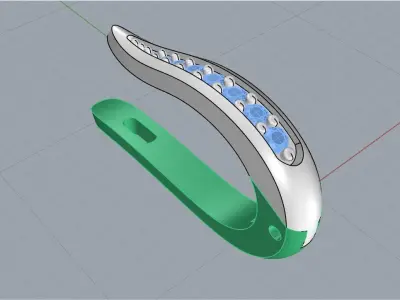 Classic Earrings 3D print model