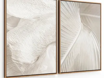 Plaster Two Frame 24 Low-poly 3D model