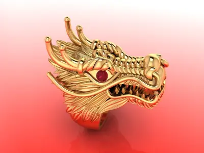 dragan ring 3D print model