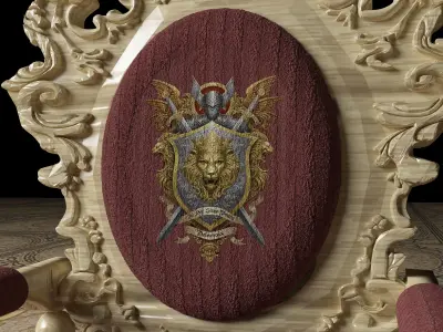 King Throne 5 - 4K 3D model