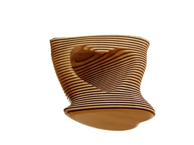 Parametric coffee table 06 3D model