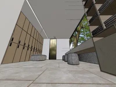 Dressing Room 3D model