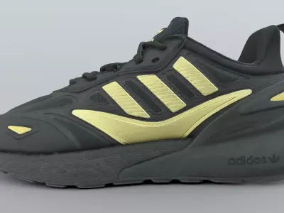 Adidas ZX 2K Boost 2-0 sneaker Low-poly 3D model