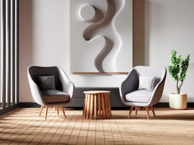 Boho plaster wall 3D print model