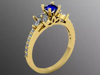 Ring n 62 3D print model