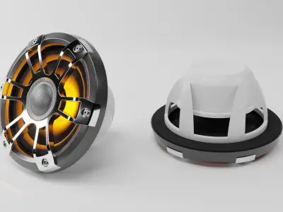 RGB Speaker for car or marine 3D model