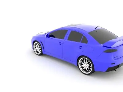 Lencer sports car 3D model