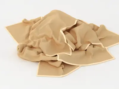 Towel Pile 2 3D model