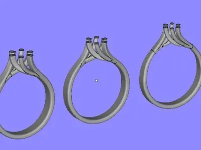 ENGAGEMENT  RING 3D print model