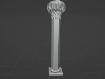 Sheikh Zayed Column 3D model