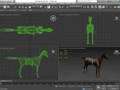 Horse - C4 3D model