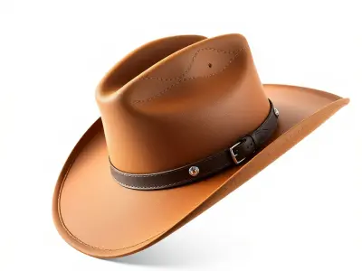 Cowboy Hat D Model Pack Low-poly 3D model