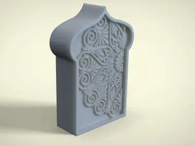 Candle door form 3D print model