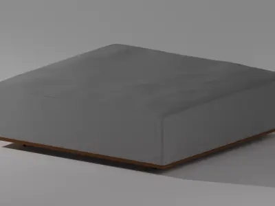 Escape Sofa - Puff by Artefacto Free 3D model