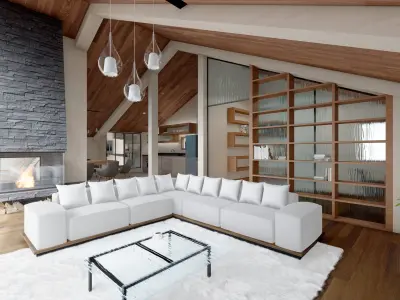 Mountain Villa Free 3D model