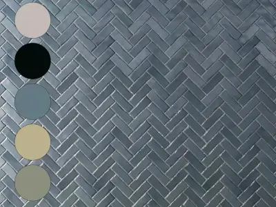Tile Moroccan Zellige Herringbone - Set 20  Texture