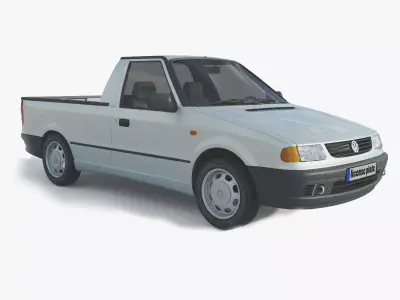 Volkswagen Caddy Pickup MK2 3D model