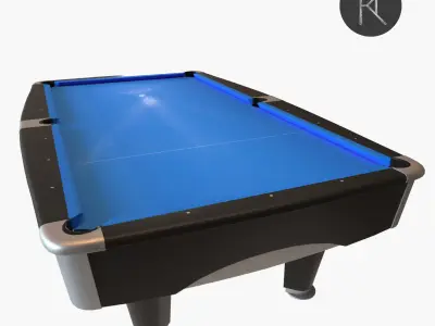 Brunswick Metro Pool Table Low-poly 3D model